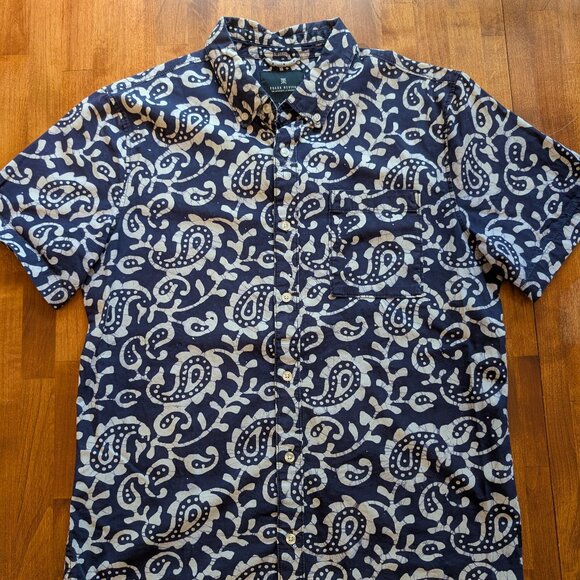 Roark Revival Other - Roark Revival Sanjay Woven Shirt in Indigo